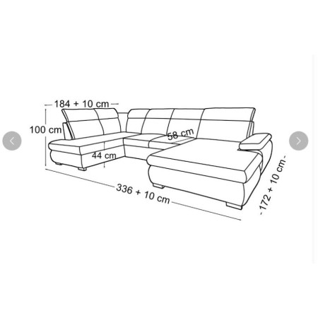 Sedací souprava CALDO U